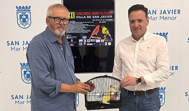 El XXXII Concurso Ornitol�gico Villa de San Javier atrae a 1.200 ejemplares de las mejores aves de Espa�a