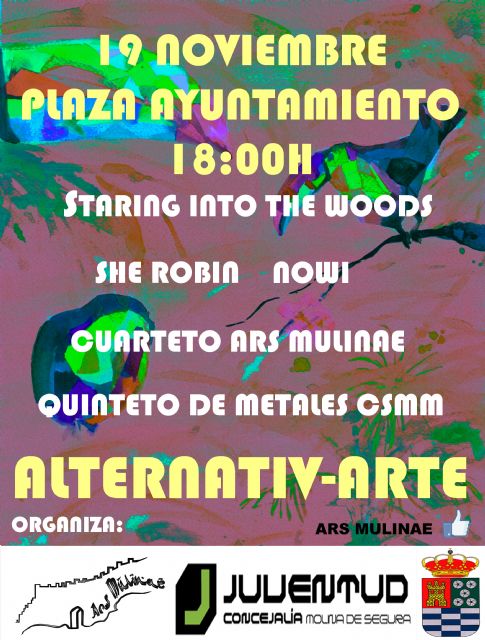 La asociación Ars Mulinae de Molina de Segura organiza un concierto el sábado 19 de noviembre, dentro del ciclo cultural ALTERNATIV-ARTE - 1, Foto 1