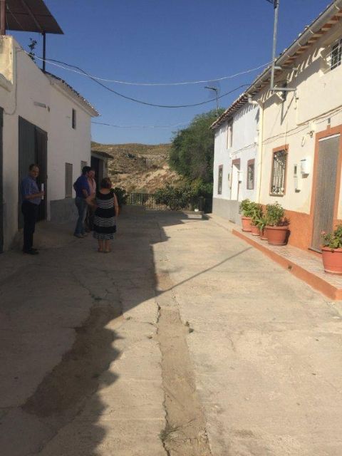 Obras y Servicios renovará la pavimentación y las redes de agua y saneamiento de las calles Soledad, de Canara, y Argos así como la primera fase  del alumbrado público de la pedanía del Cabezo - 2, Foto 2