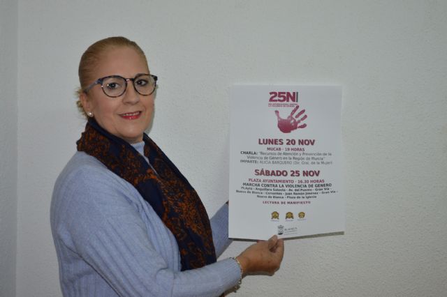 Conferencia y marcha contra la Violencia de Género en Blanca - 1, Foto 1