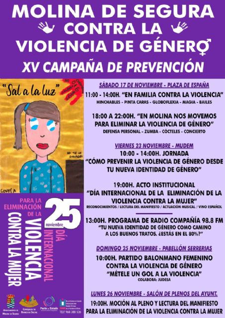 La Concejalía de Bienestar Social de Molina de Segura pone en marcha el XV Programa de Prevención de Violencia de Género 2018 - 1, Foto 1