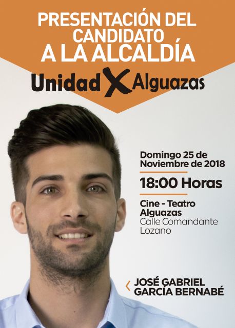 José Gabriel García Bernabé elegido candidato a la alcaldía de Alguazas por UxA - 2, Foto 2