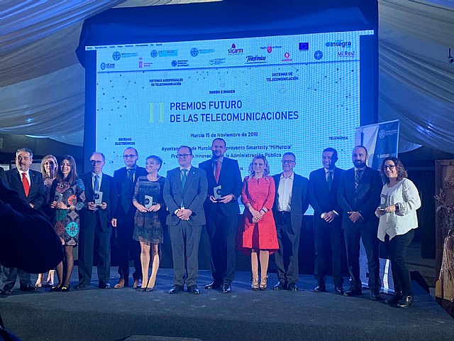 Murcia recibe el Premio Futuro de las Telecomunicaciones a la Innovación por el proyecto Smart City MiMurcia - 1, Foto 1