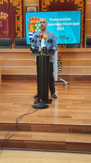 El presupuesto del Ayuntamiento de Molina de Segura para el año 2022 es de 76.682.712 euros, un 15,53 % más elevado que el anterior, con un impulso de la inversión pública y la congelación de tasas e impuestos - 1, Foto 1