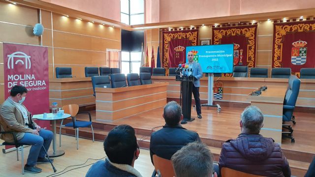El presupuesto del Ayuntamiento de Molina de Segura para el año 2022 es de 76.682.712 euros, un 15,53 % más elevado que el anterior, con un impulso de la inversión pública y la congelación de tasas e impuestos - 2, Foto 2