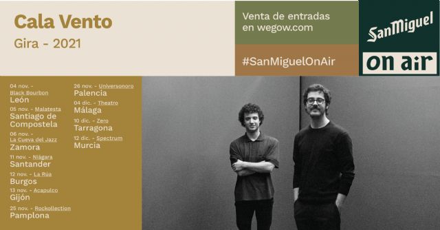 Cala Vento llega a Murcia con la gira San Miguel On Air - 1, Foto 1