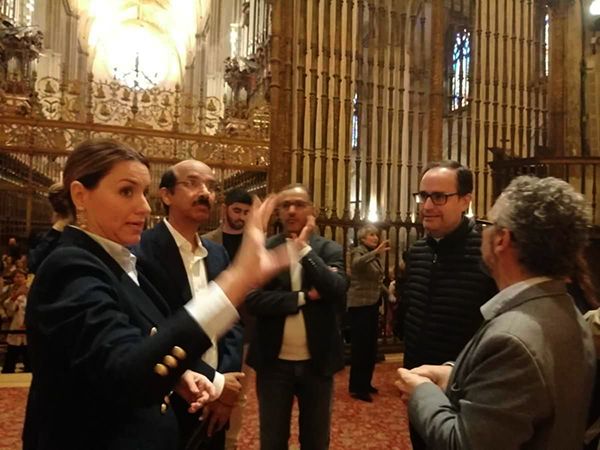 Visita la Catedral de Sevilla, una delegación de los Emiratos Árabes Unidos - 2, Foto 2