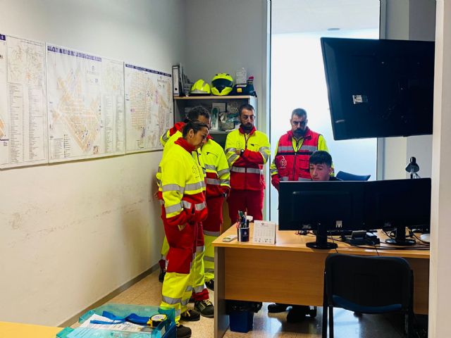 Alumnos del curso de Atención Sanitaria a Múltiples Víctimas y Catástrofes” visitan las instalaciones de Protección Civil de Torre Pacheco - 2, Foto 2