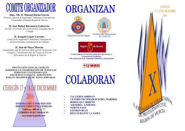 Mañana comienzan las X Jornadas de Protección Civil en la Región de Murcia - 1, Foto 1