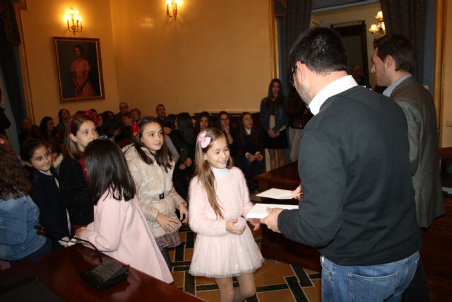 El Ayuntamiento homenajea al Club de Gimnasia Rítmica Ciudad de Cehegín y a su reciente subcampeona de España, Maravillas Tudela - 4, Foto 4