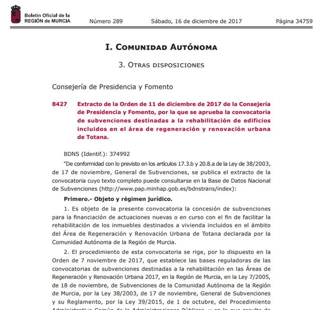 Convocan ayudas para la rehabilitación de viviendas en 11 municipios, a las que podrán optar cerca de 1.000 familias, Foto 1