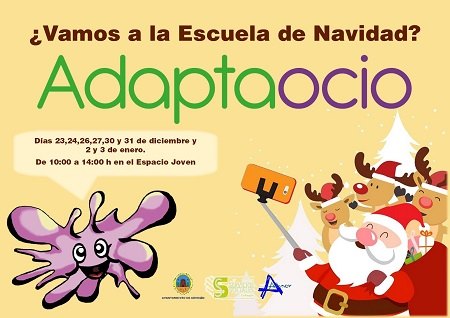 El Ayuntamiento realiza una nueva Escuela Adaptaocio de Navidad para personas con discapacidad 2019 - 1, Foto 1