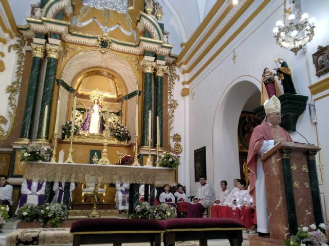 Los niños de Puerto Lumbreras realizan dibujos del obispo para la visita pastoral - 4, Foto 4