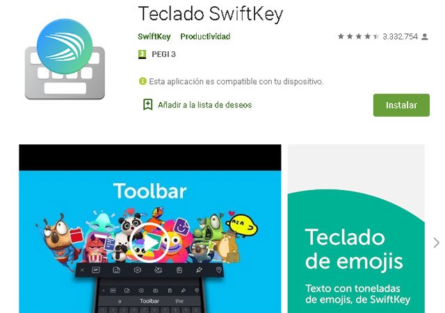 El teclado SwiftKey supera los 500 millones de descargas en Play Store - 1, Foto 1