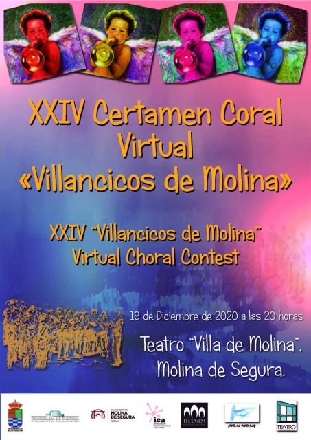 El XXIV Certamen Coral Virtual Villancicos de Molina se celebra el sábado 19 de diciembre con la participación de ocho coros de Costa Rica, Brasil, Madrid y Murcia - 1, Foto 1
