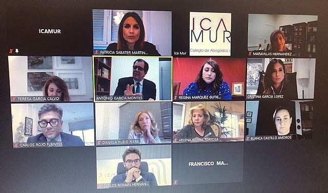 El Colegio de Abogados de Murcia celebra un acto de acogida online a nuevos letrados - 1, Foto 1
