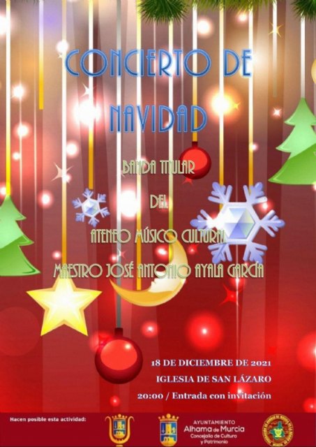 La msica de Navidad sonar en Alhama de la mano de la banda titular del Ateneo, Foto 1