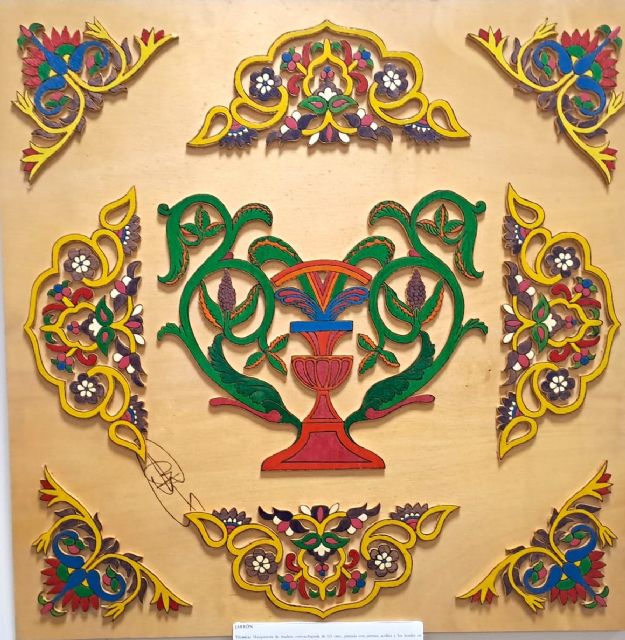 Fuego y color, pirograbados y marquetería del artesano lorquino, Antonio Perez Bayonas - 2, Foto 2