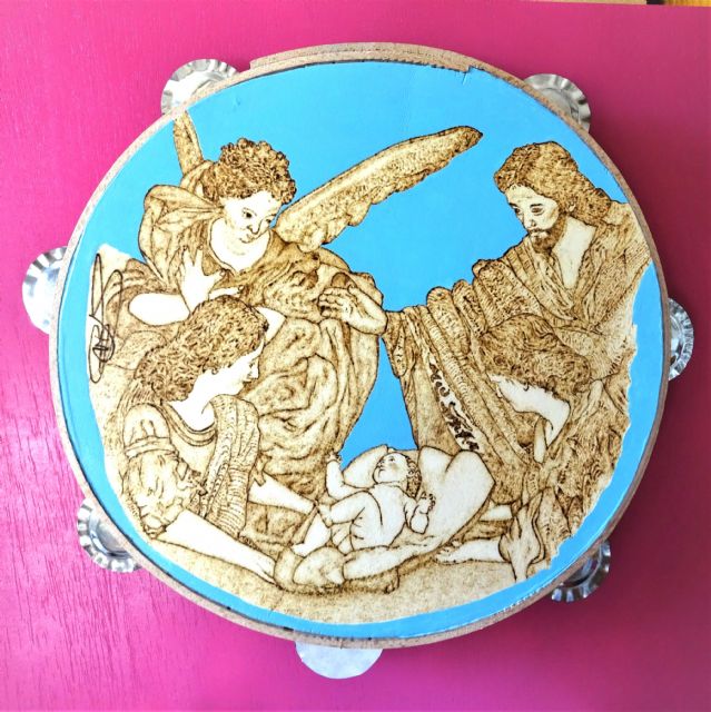 Fuego y color, pirograbados y marquetería del artesano lorquino, Antonio Perez Bayonas - 5, Foto 5