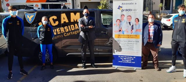 El UCAM Atletismo Cartagena y Practiser asistencia médica renuevan su acuerdo de colaboración - 2, Foto 2