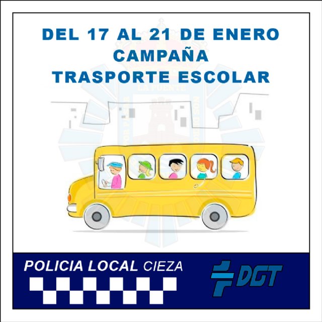 La Policía Local colabora esta semana con la DGT en la Campaña del transporte escolar - 1, Foto 1