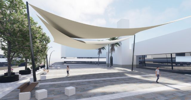 La plaza de la Constitución contará con una nueva zona de sombra - 1, Foto 1
