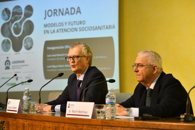 Pedreño destaca la elaboración del Plan Sociosanitario de la Región de Murcia 2023-2028 en una jornada sobre dependencia - 1, Foto 1