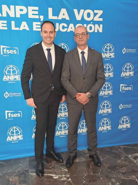 El consejero de Educación y Formación Profesional participó hoy en la clausura del XL Consejo Sindical Autonómico de ANPE - 2, Foto 2