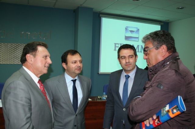 FREMM y Ayuntamiento de Alcantarilla mantuvieron un encuentro con empresarios del metal en el Polígono Industrial Oeste - 1, Foto 1