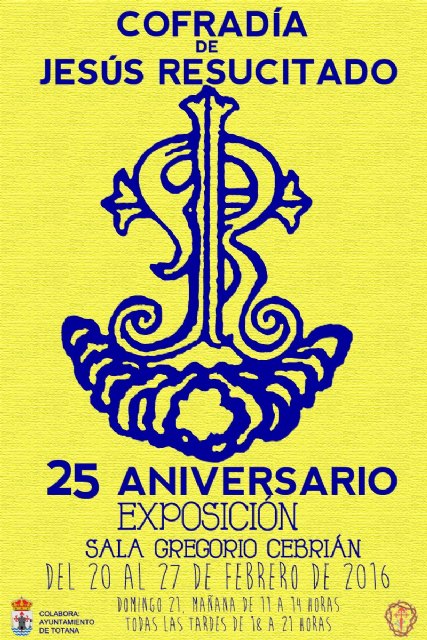La Cofradía de Jesús Resucitado organiza una exposición con motivo de su 25 aniversario, que se inaugurará el próximo sábado, Foto 1
