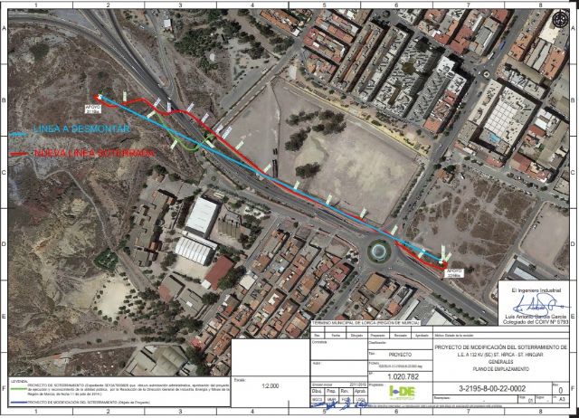 El Ayuntamiento de Lorca concede la licencia de soterramiento para la antigua subestación eléctrica del barrio La Viña - 1, Foto 1