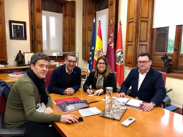 El Alcalde de Blanca se reúne con el Rector de la Universidad de Murcia - 1, Foto 1