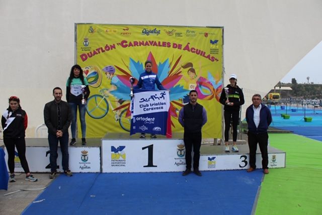 Cristóbal Valenzuela y Paloma Sánchez, en la cúspide del XXVI Duatlón Carnavales de Águilas - 1, Foto 1