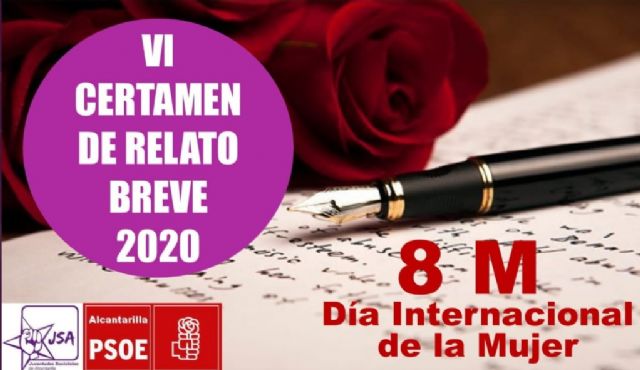 Juventudes Socialistas de Alcantarilla anima a todos los ciudadanos a participar en el VI Certamen de Relato Breve por el Día Internacional de la Mujer - 1, Foto 1