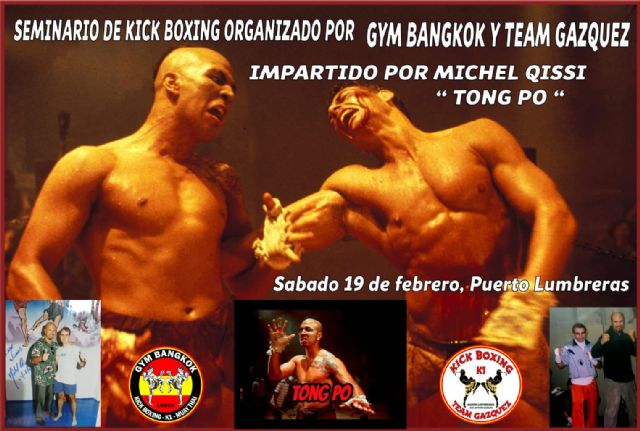 Puerto Lumbreras acoge un seminario de Kick Boxing impartido por el actor y karateka Michel Qissi (conocido por su papel como 'Tong Po') - 1, Foto 1