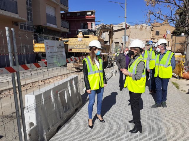 Comienzan las obras de mejora del drenaje urbano en la avenida de Los Jerónimos de La Ñora - 1, Foto 1