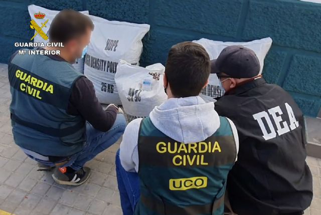 Desarticulada una organización criminal que importaba grandes cantidades de cocaína oculta entre escamas de PET - 1, Foto 1