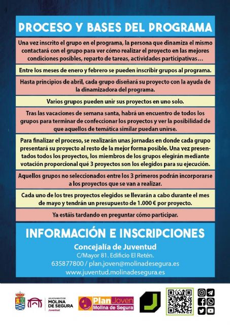 Nuevo programa de educación para la participación juvenil en Molina de Segura - 1, Foto 1