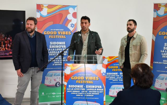 Sidonie, Shinova, La La Love You y Ladilla Rusa, cabezas de cartel del Good Vibes Festival de Las Torres de Cotillas - 1, Foto 1