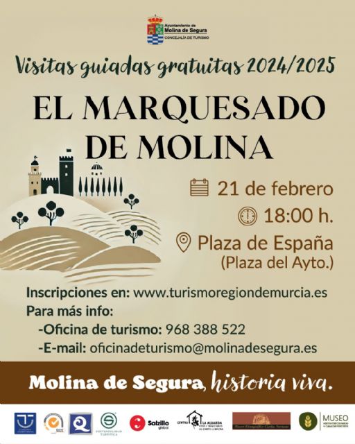 La Concejalía de Turismo organiza la visita guiada gratuita EL MARQUESADO DE MOLINA el viernes 21 de febrero - 1, Foto 1