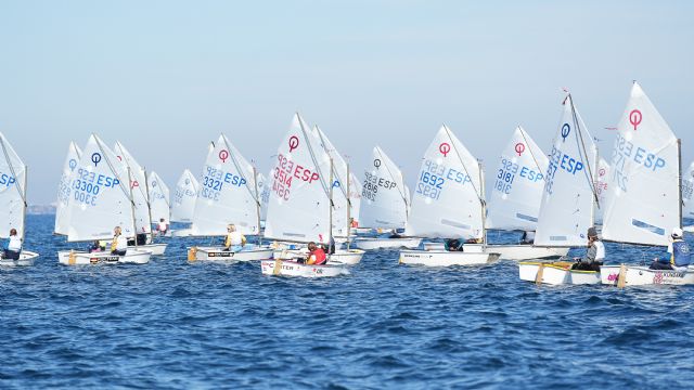 Nicolás Navarro y María Meseguer estrenan el palmarés de la Flamingo’s Optimist Race - 3, Foto 3