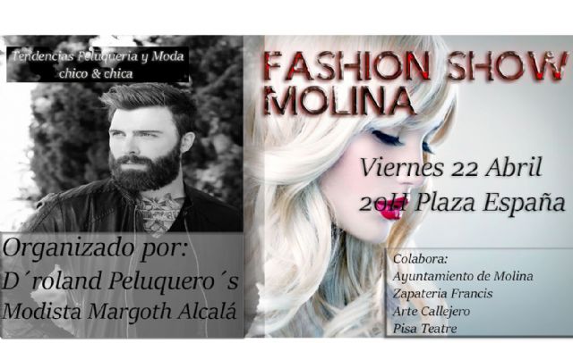 El evento de peluquería y moda FASHION SHOW MOLINA se celebra el viernes 22 de abril en la Plaza de España - 1, Foto 1