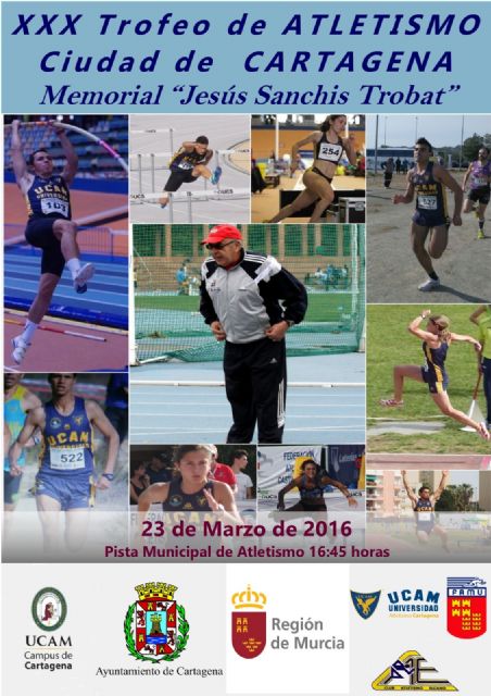 El Trofeo de Atletismo Ciudad de Cartagena celebrará su trigésima edición el Miércoles Santo - 1, Foto 1
