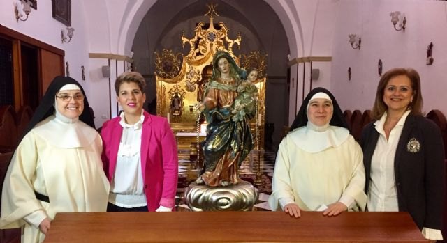 La Comunidad restaura la talla de Nuestra Señora de la Aurora y la devuelve al Convento de Santa Ana de Murcia - 1, Foto 1