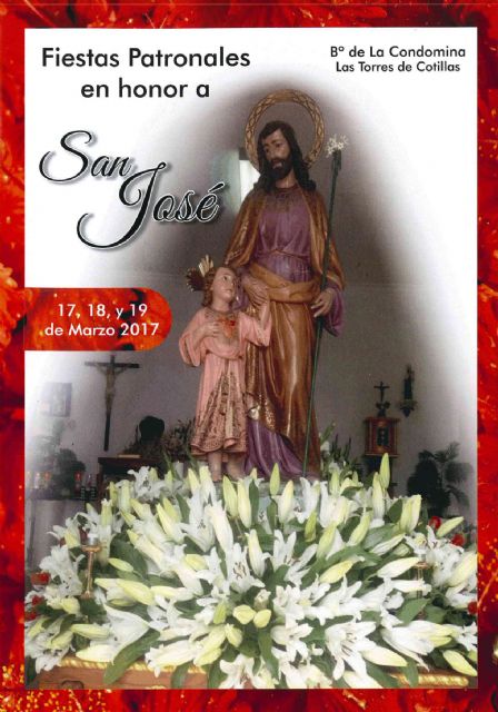 Una masterclass, una parrillada o la procesión, citas de las fiestas patronales del barrio de La Condomina en honor a San José - 1, Foto 1