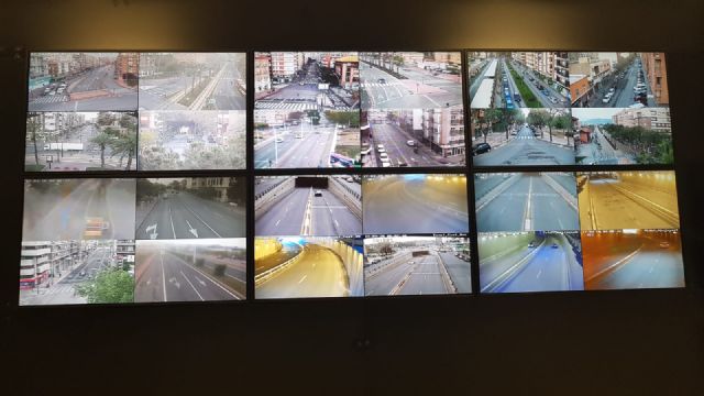 El Servicio de Tráfico registra esta mañana un 59% menos de vehículos circulando por la ciudad - 1, Foto 1