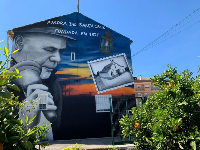 Un mural conmemora el 200 aniversario de la Hermandad de auroros Nuestra Señora del Rosario de Santa Cruz - 1, Foto 1