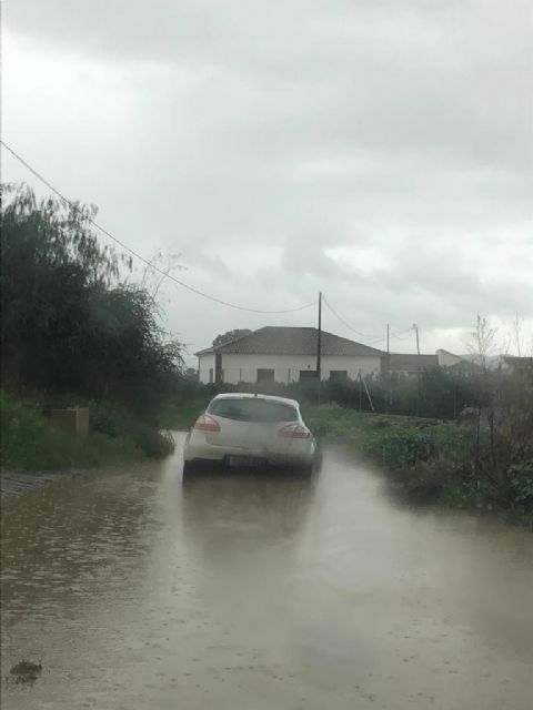 Emergencias ha intervenido, hasta el momento, en cinco incidencias provocadas por la lluvia en el municipio de Lorca - 1, Foto 1