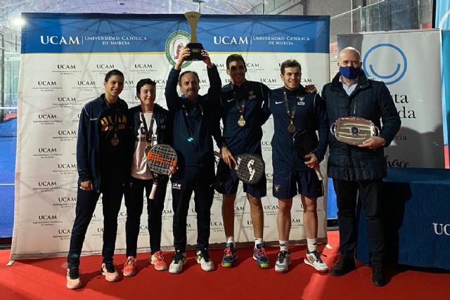 Pleno de oros para la UCAM en el Campeonato de España Universitario de Pádel - 1, Foto 1