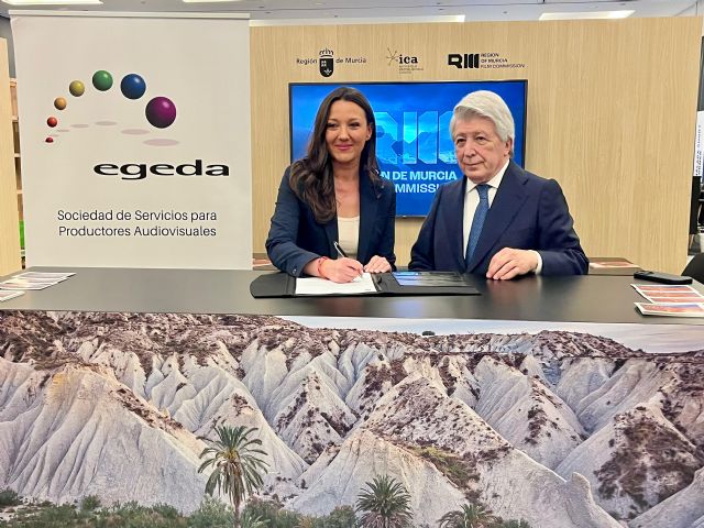 La Comunidad y Egeda firman un convenio para facilitar la internacionalización de producciones de la Región de Murcia - 2, Foto 2